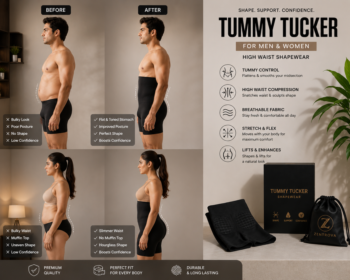 Nuvella Men’s Body Shaper Tummy Tucker | Slimming Vest