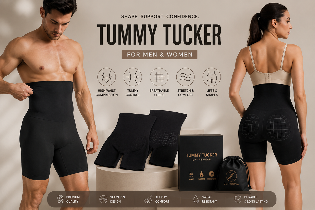 Nuvella Men’s Body Shaper Tummy Tucker | Slimming Vest