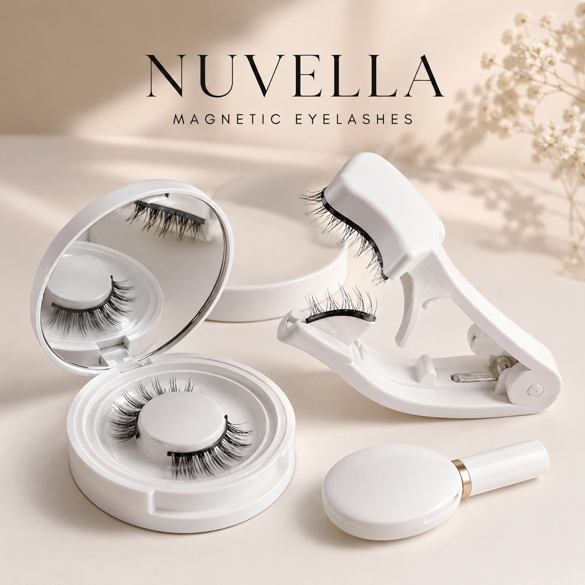 Nuvella Magnetic Eyelashes | Reusable Glue-Free False Lashes